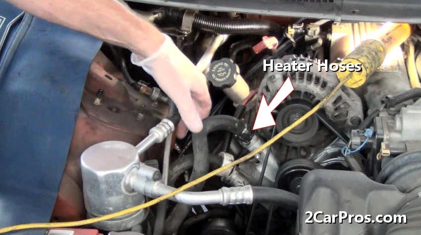 How to remove heater hose connector